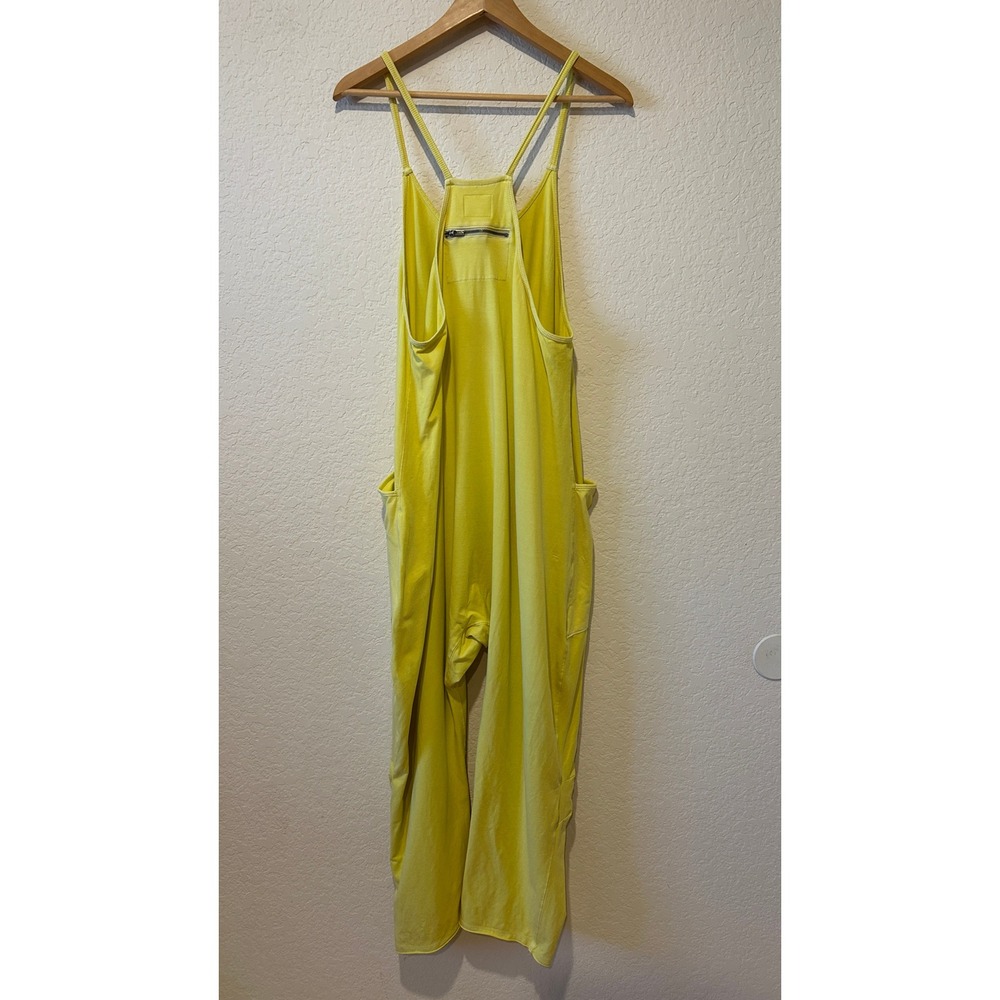 Free People FP Movement Womens Hot Shot Onesie Size S Yellow Slouchy Jumpsuit - Picture 5 of 7
